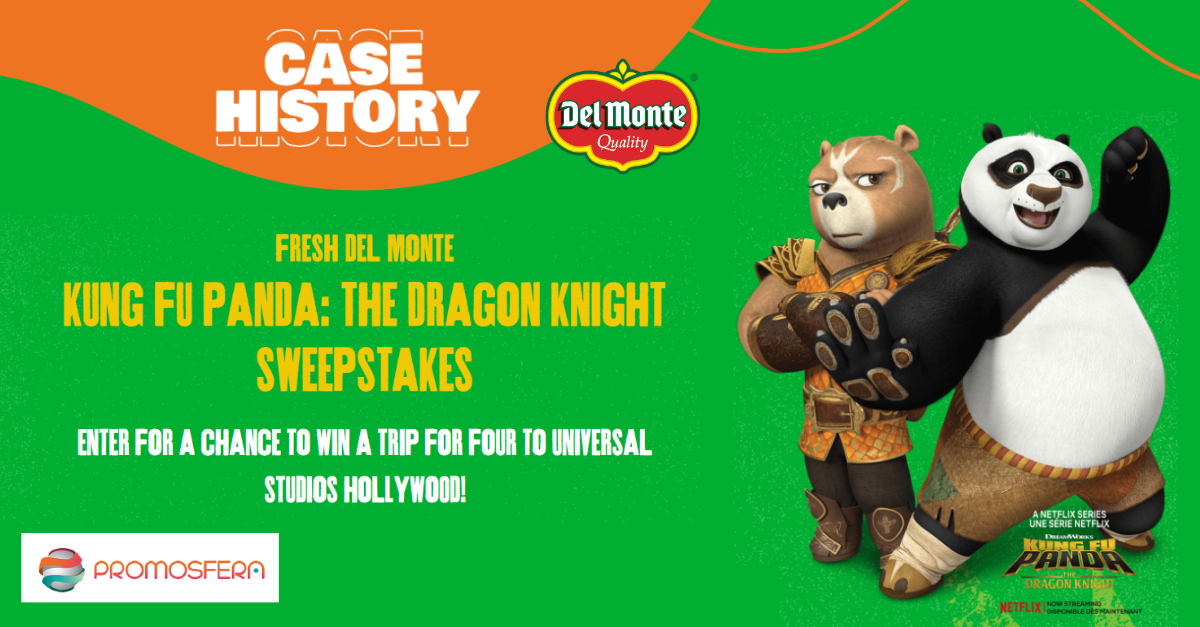 “Win a family trip to Hollywood”: Del Monte® international sweepstake